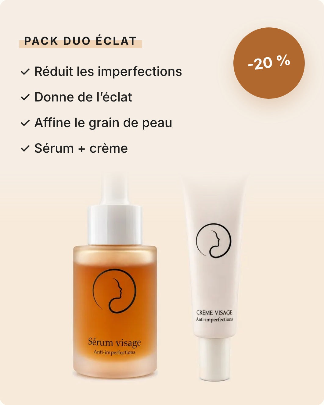 Pack duo Éclat taches & acné