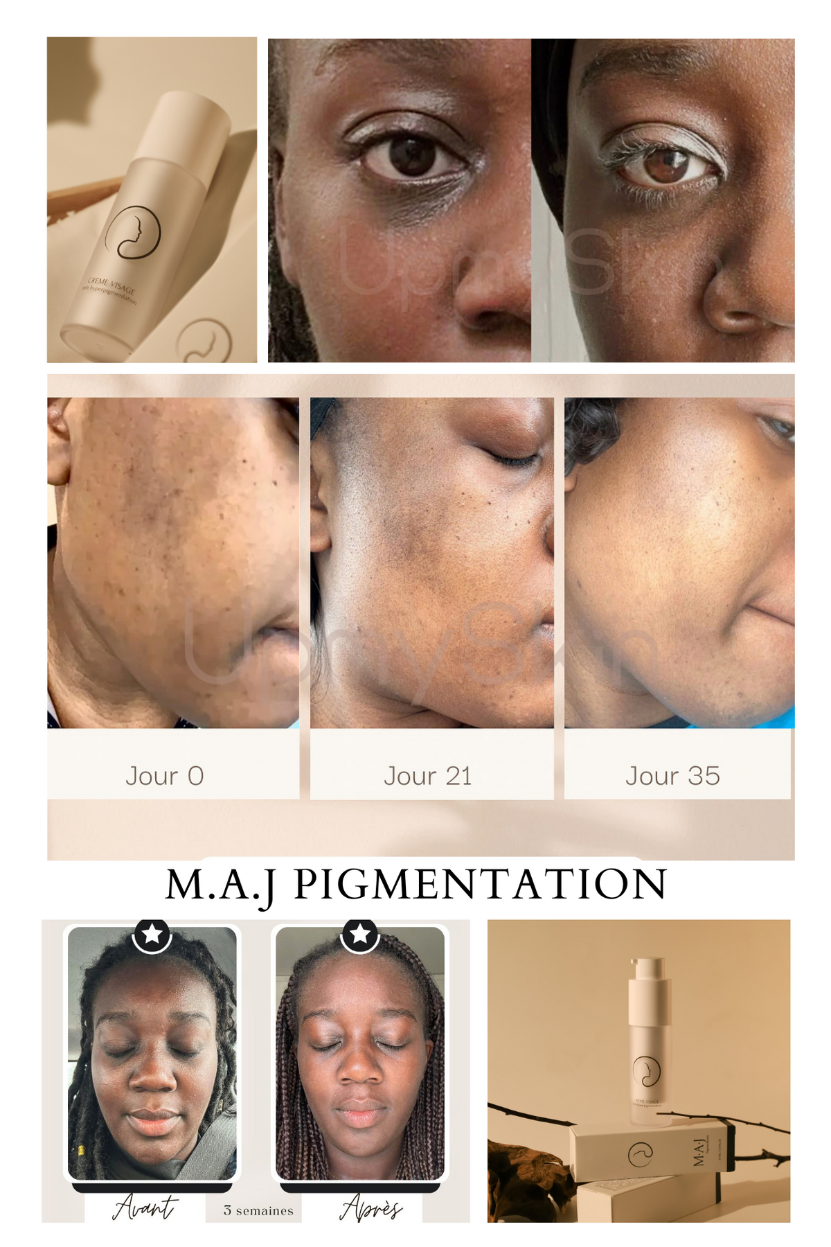 M.A.J pigmentation crème anti-taches 4 en 1